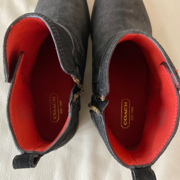 Coach short suede booties - Picture 4 of 7